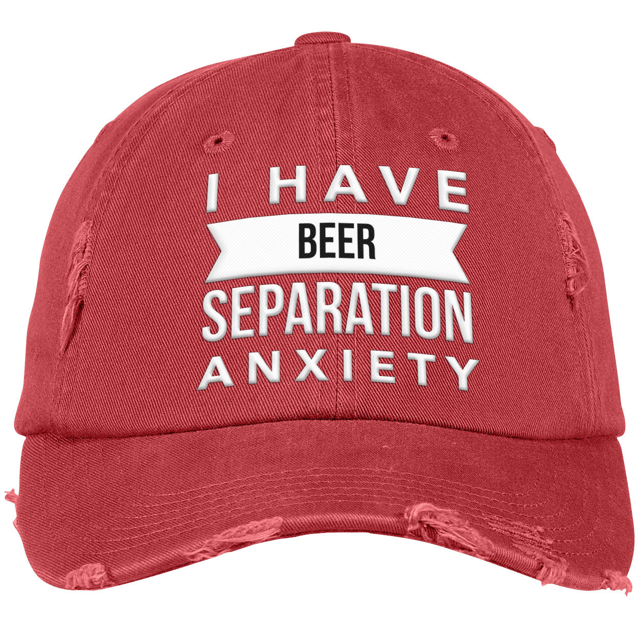 BEER! Separation Anxiety | Distressed Dad Cap