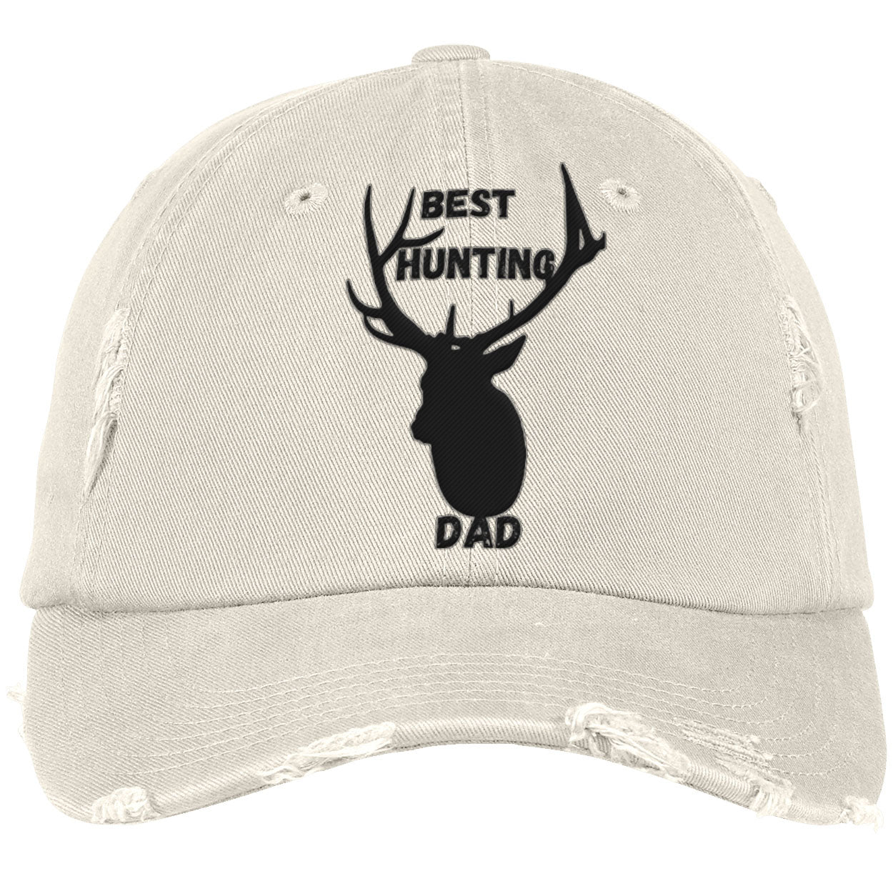 Best Hunting Dad | Distressed Dad Cap