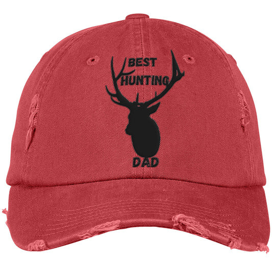 Best Hunting Dad | Distressed Dad Cap