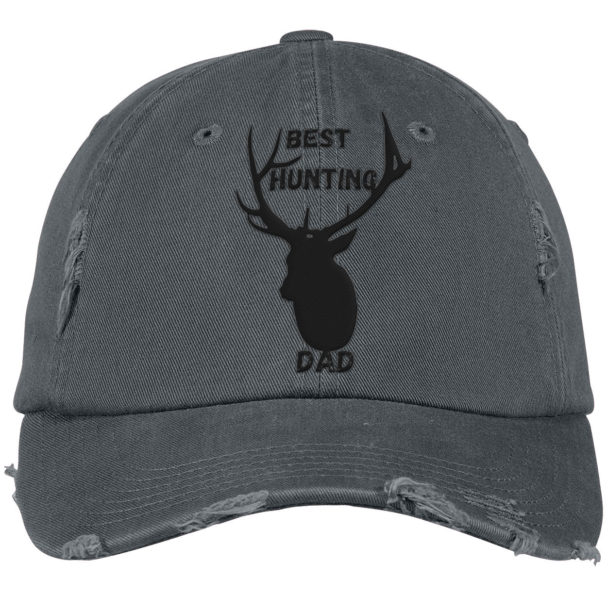 Best Hunting Dad | Distressed Dad Cap