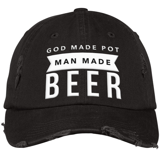 BEER | Distressed Dad Cap