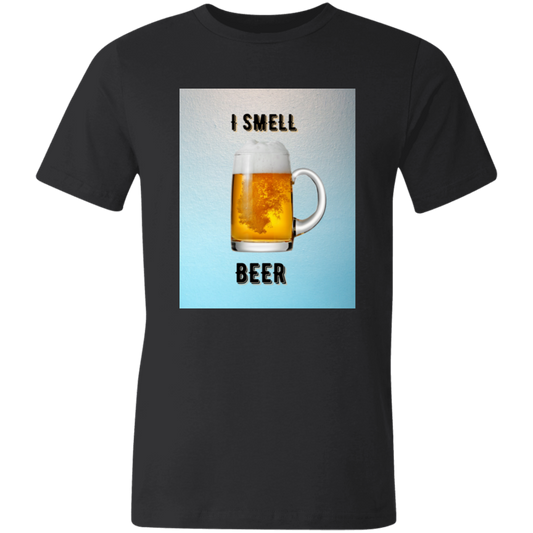 I SMELL BEER | Unisex Made in the USA Jersey Short-Sleeve T-Shirt