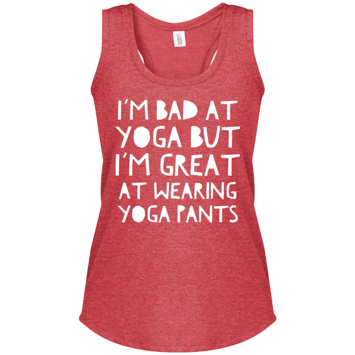 I'm Bad At Yoga | Women's Perfect Tri Racerback Tank