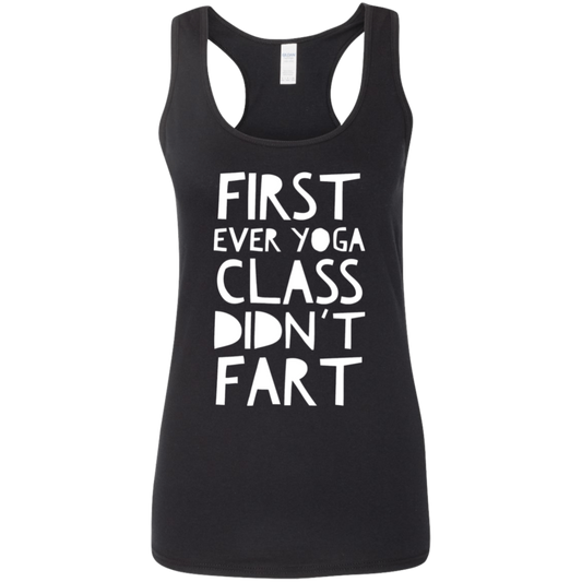 First Ever Yoga Class | Ladies' Soft-style Racerback Tank