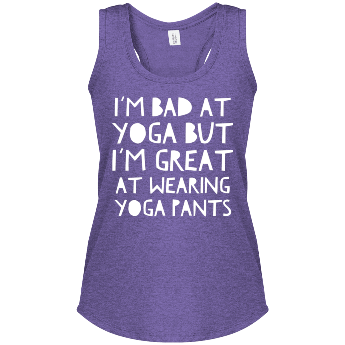 I'm Bad At Yoga | Women's Perfect Tri Racerback Tank