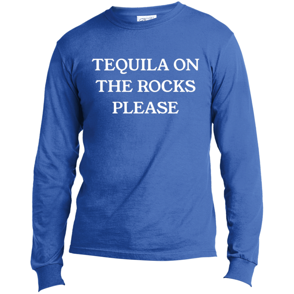 Tequila On The Rocks | Long Sleeve Made in the US T-Shirt