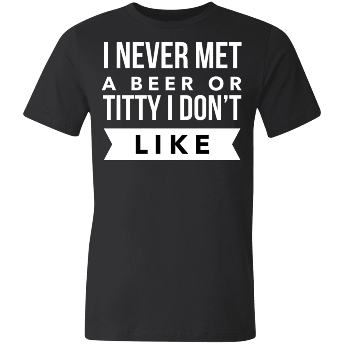 Beer & Titty | Unisex Made in the USA Jersey Short-Sleeve T-Shirt