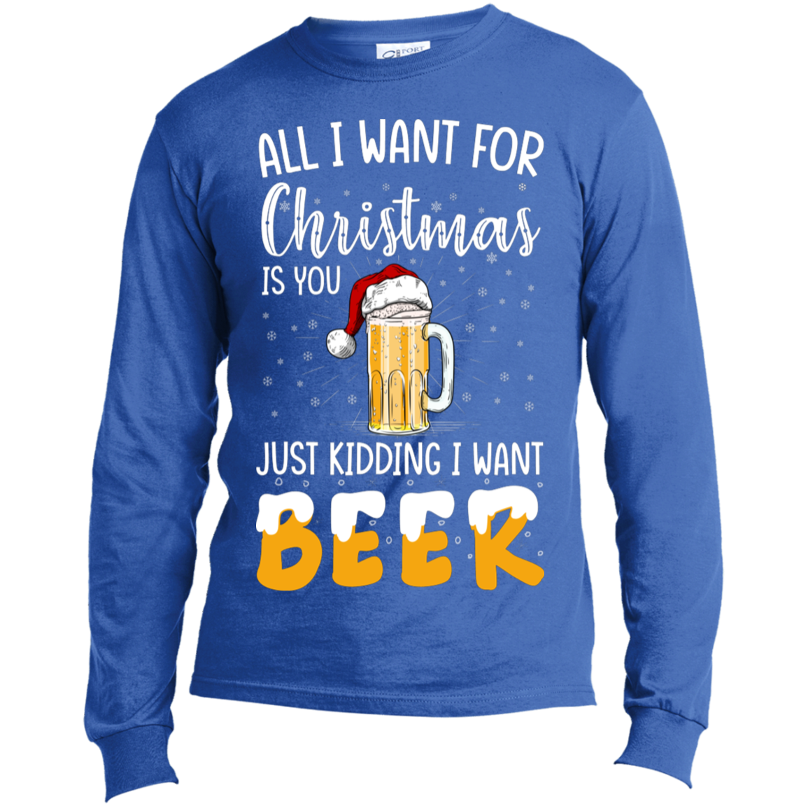 All I Want For Christmas | Long Sleeve Made in the US T-Shirt