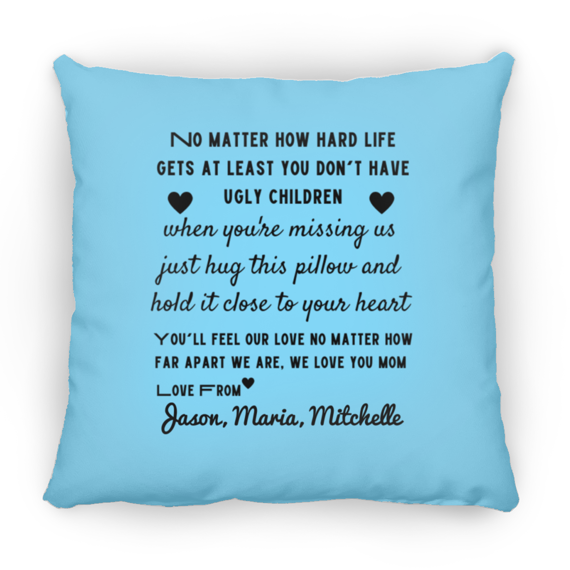 Mother's Day Gift Square Pillow