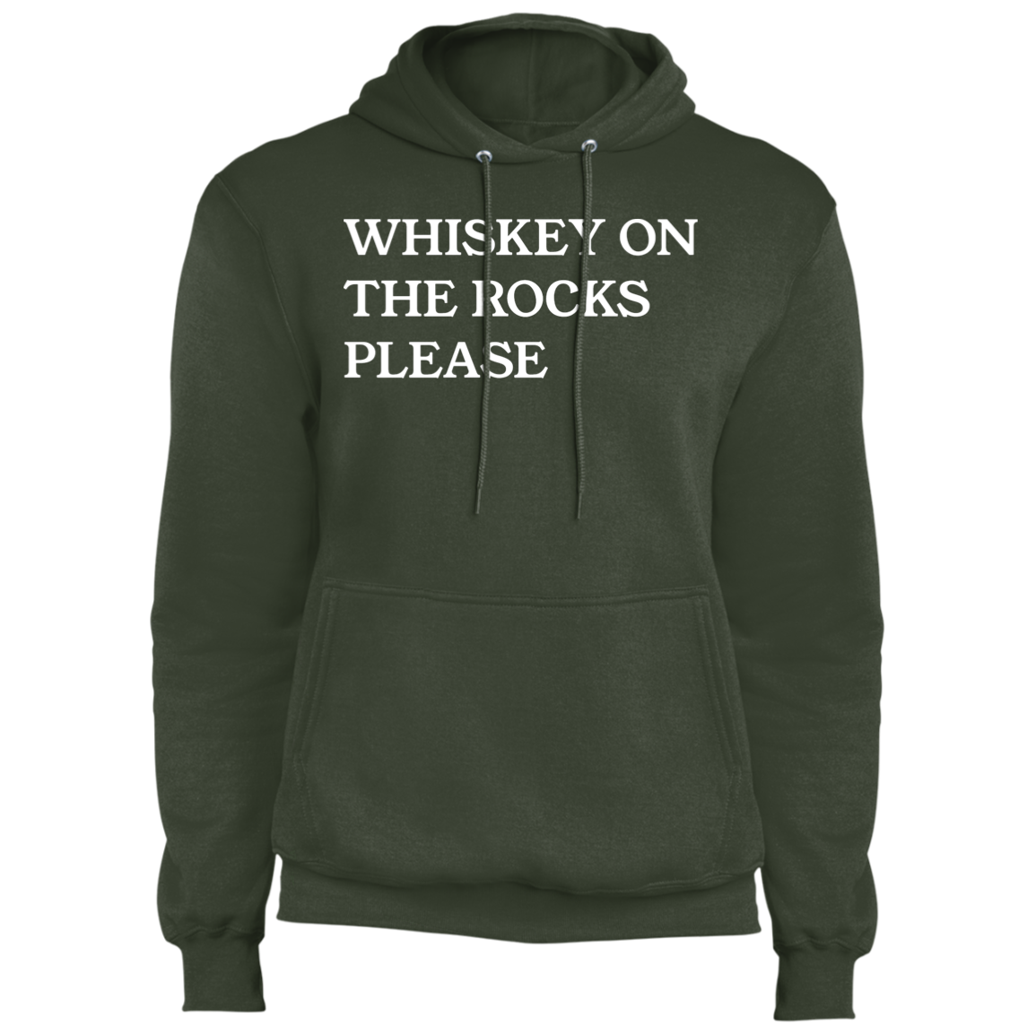 Whiskey On Rocks | Core Fleece Pullover Hoodie