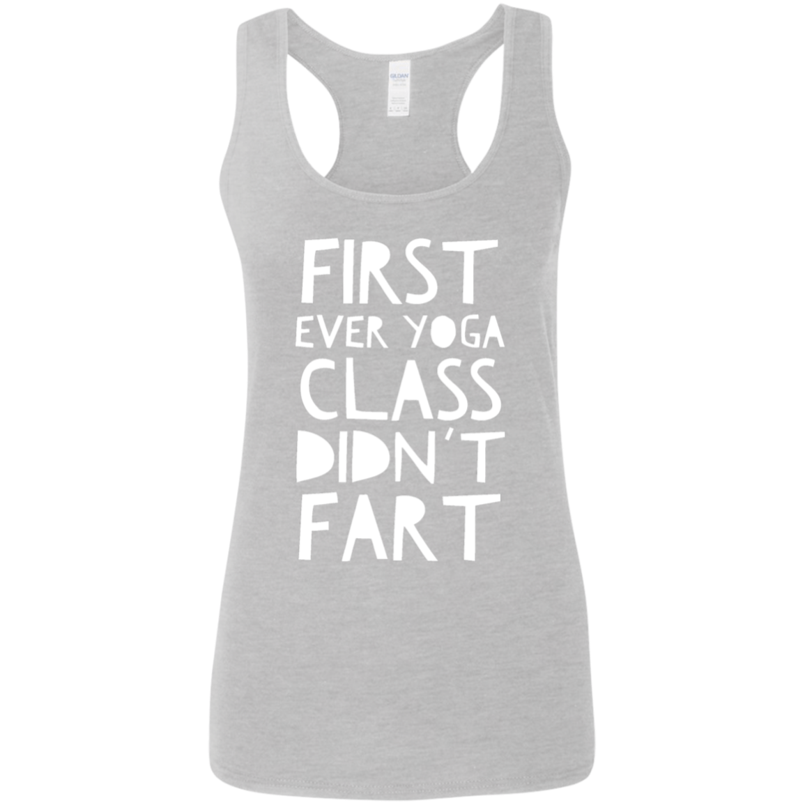 First Ever Yoga Class | Ladies' Soft-style Racerback Tank