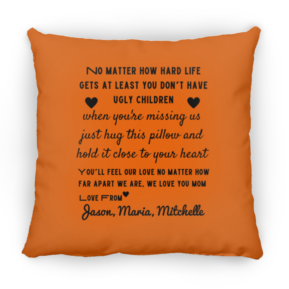 Mother's Day Gift Square Pillow