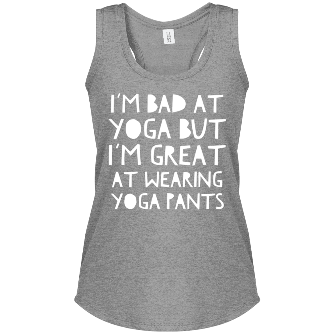 I'm Bad At Yoga | Women's Perfect Tri Racerback Tank