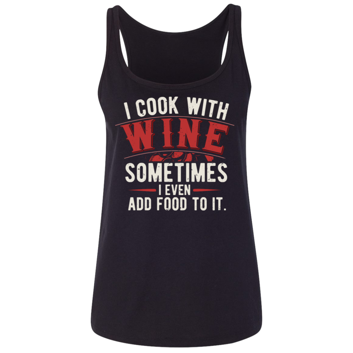 I-COOK-WITH-WINE | Ladies' V-Neck T-Shirt