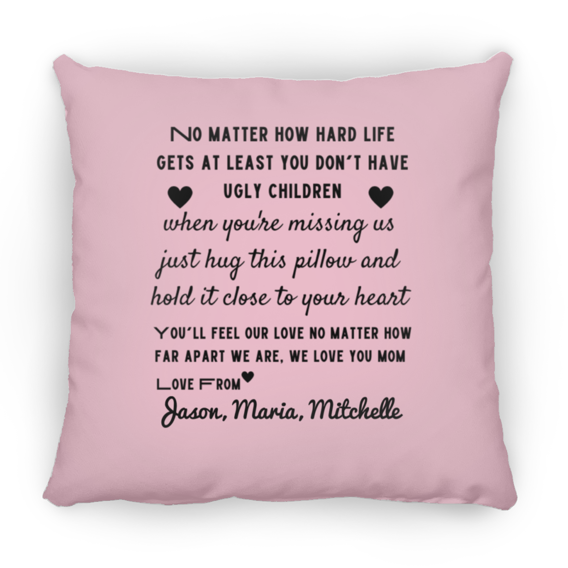 Mother's Day Gift Square Pillow