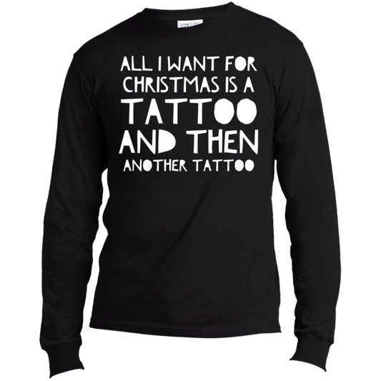 Tattoo For Christmas | Long Sleeve Made in the US T-Shirt