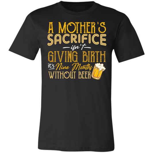 A MOTHER SACRIFICE BEER SHIRT | Unisex Jersey Short-Sleeve T-Shirt