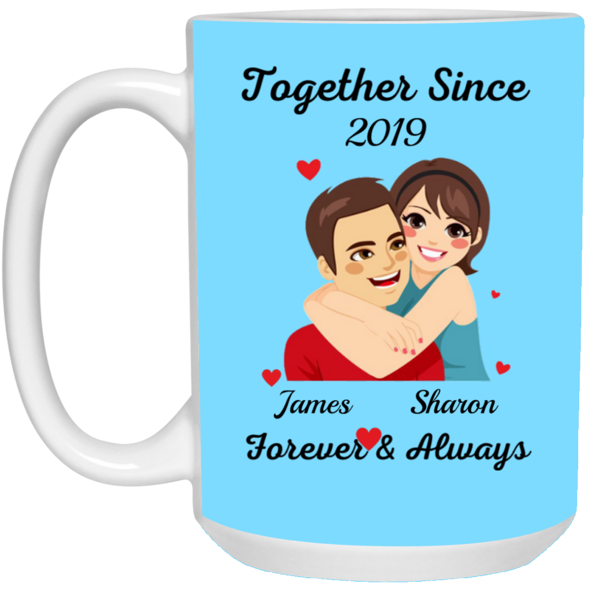 Together Since J&S | White Mug