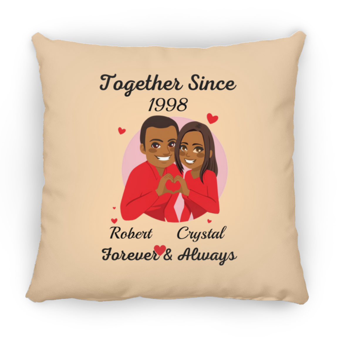 Together Since R&C | Square Pillow