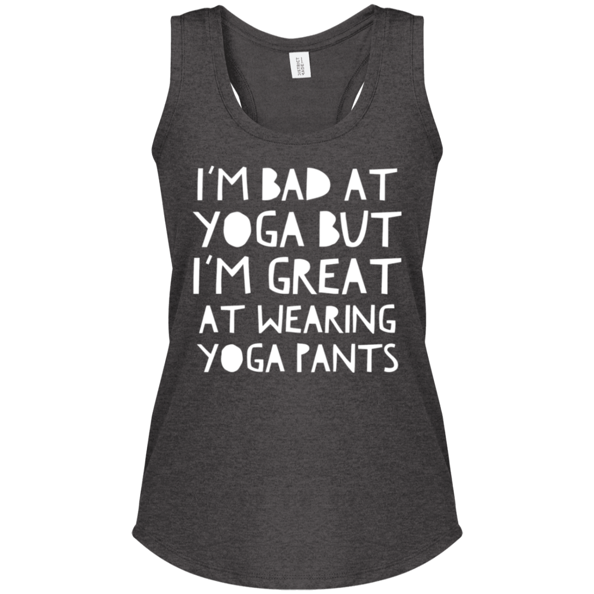 I'm Bad At Yoga | Women's Perfect Tri Racerback Tank