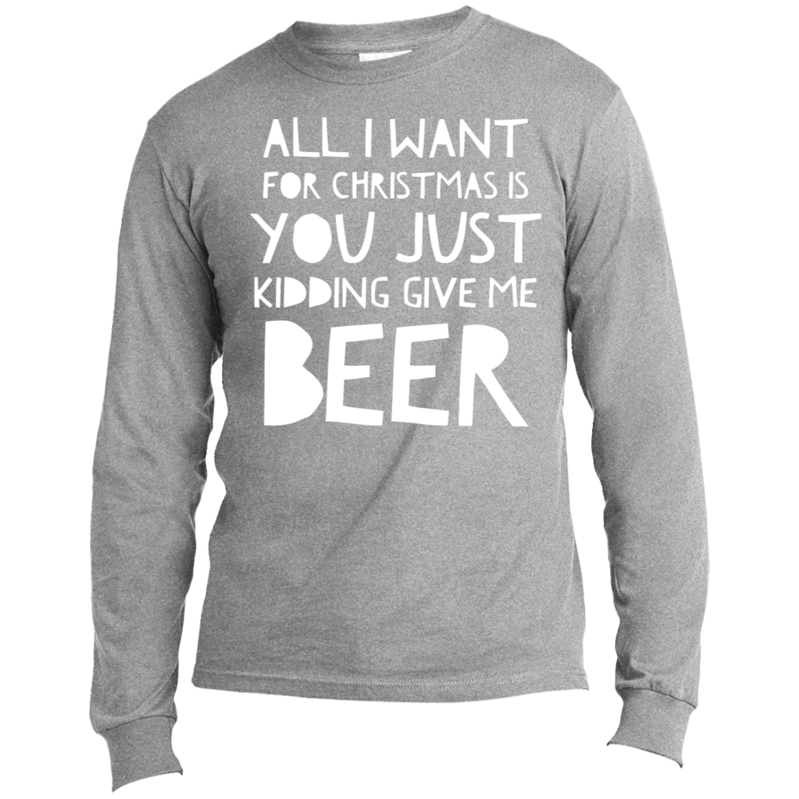 All I Want For Christmas | Long Sleeve Made in the US T-Shirt