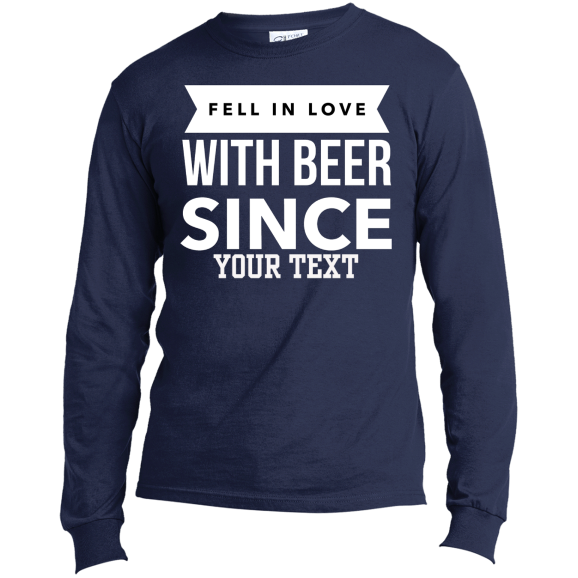 Fell In Love With Beer | Long Sleeve Made in the US T-Shirt