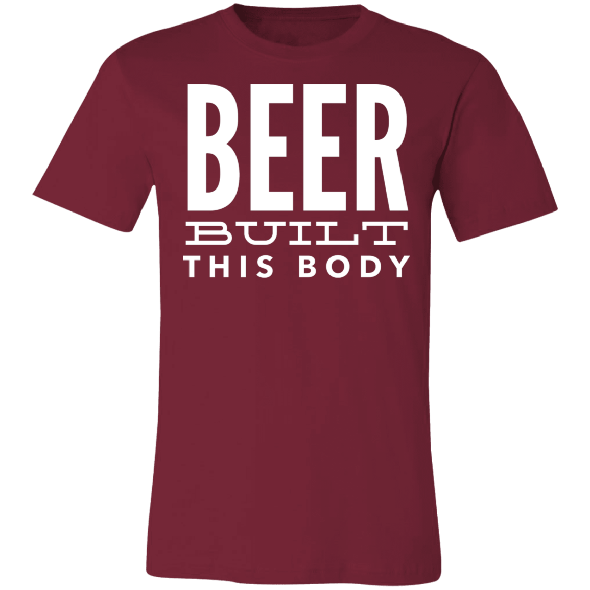 BEER Built This Body | Unisex Jersey Short-Sleeve T-Shirt