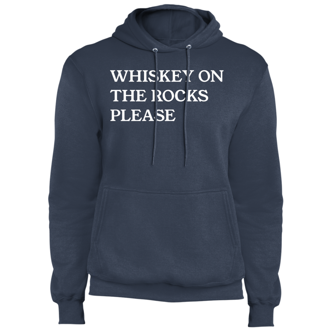 Whiskey On Rocks | Core Fleece Pullover Hoodie