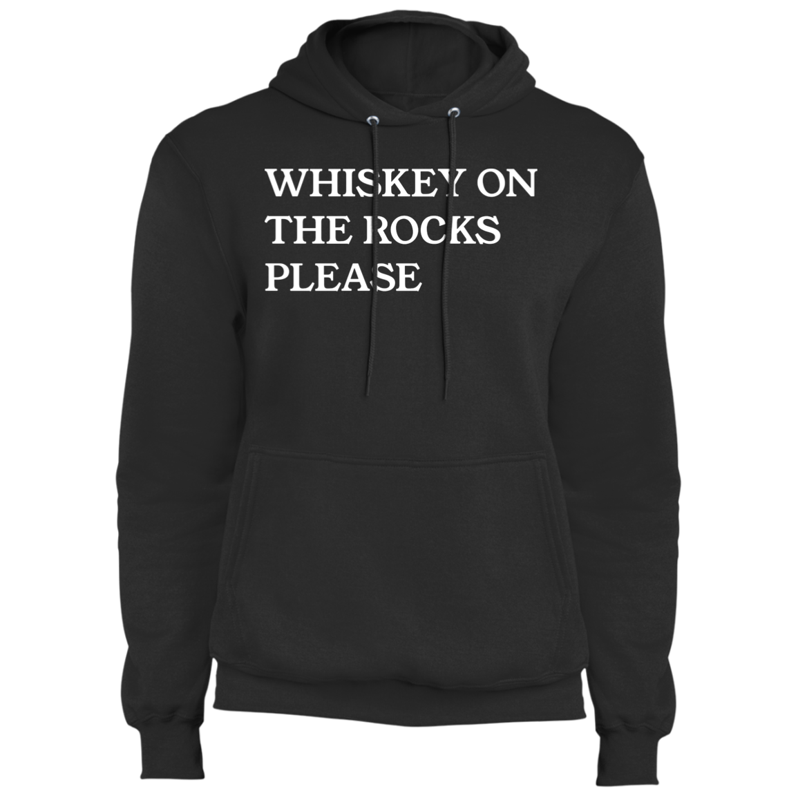 Whiskey On Rocks | Core Fleece Pullover Hoodie