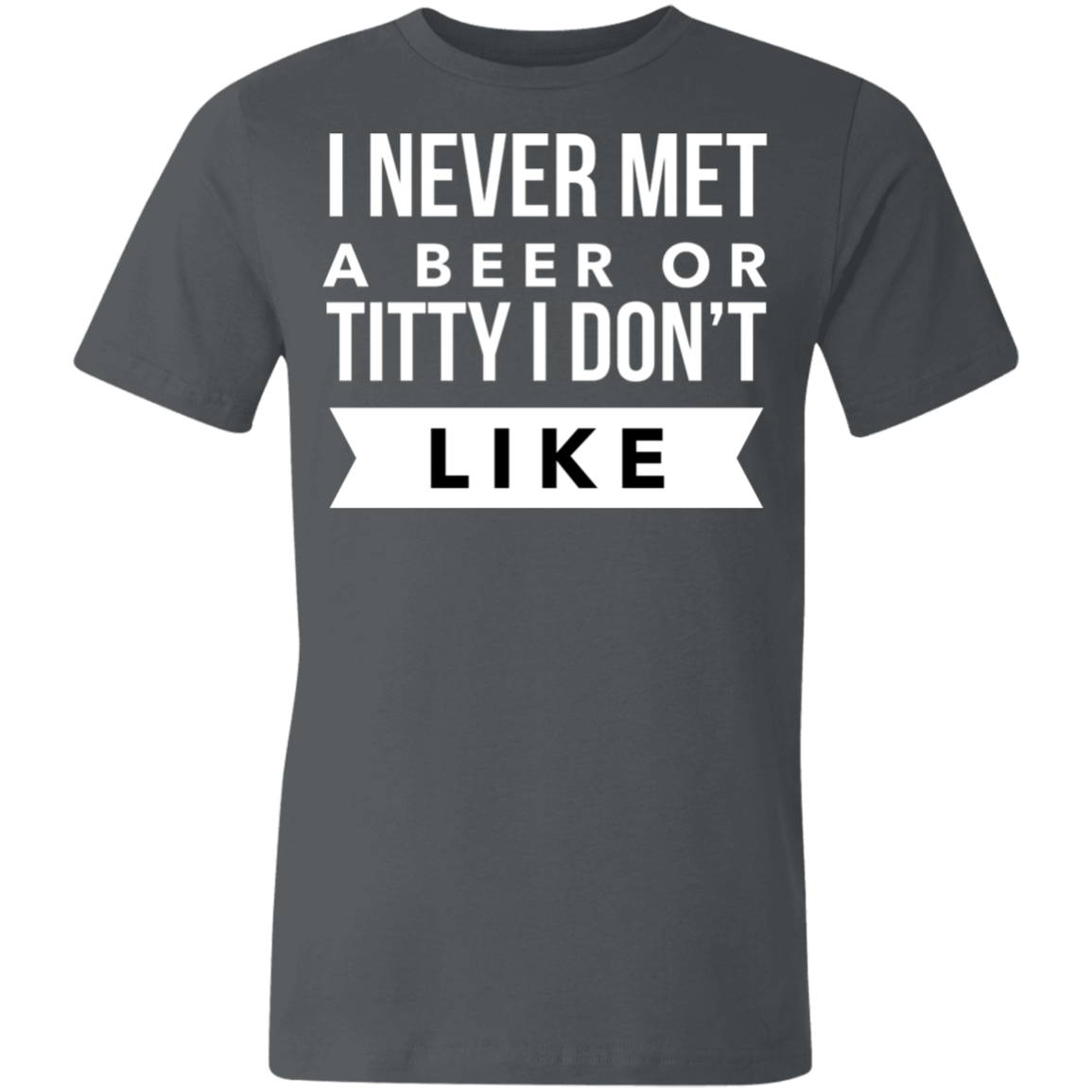 Beer & Titty | Unisex Made in the USA Jersey Short-Sleeve T-Shirt