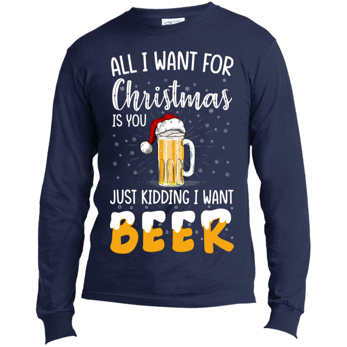 All I Want For Christmas | Long Sleeve Made in the US T-Shirt