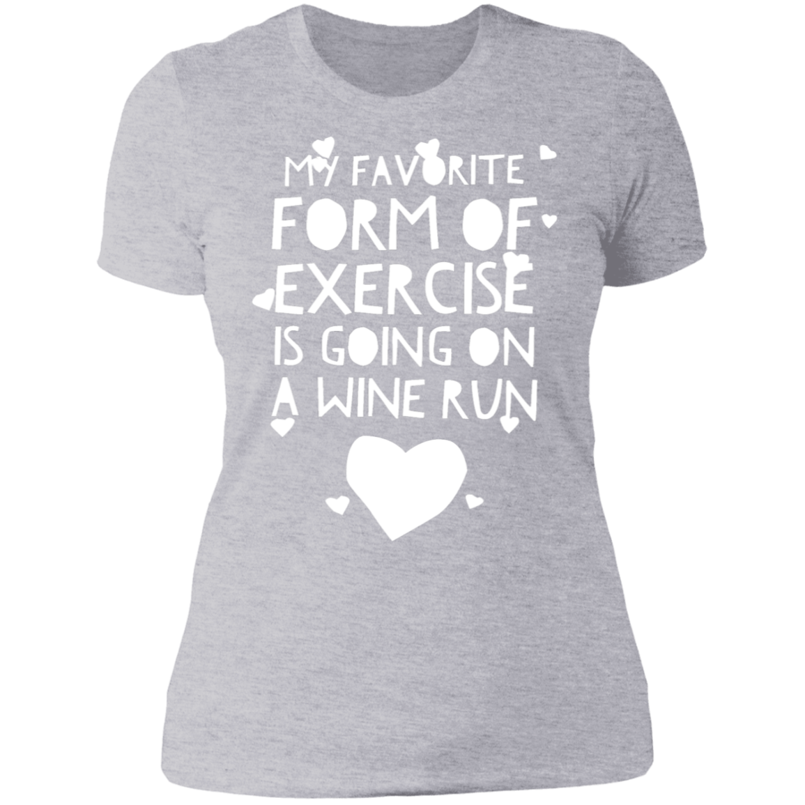 Wine Run | Ladies' Boyfriend T-Shirt