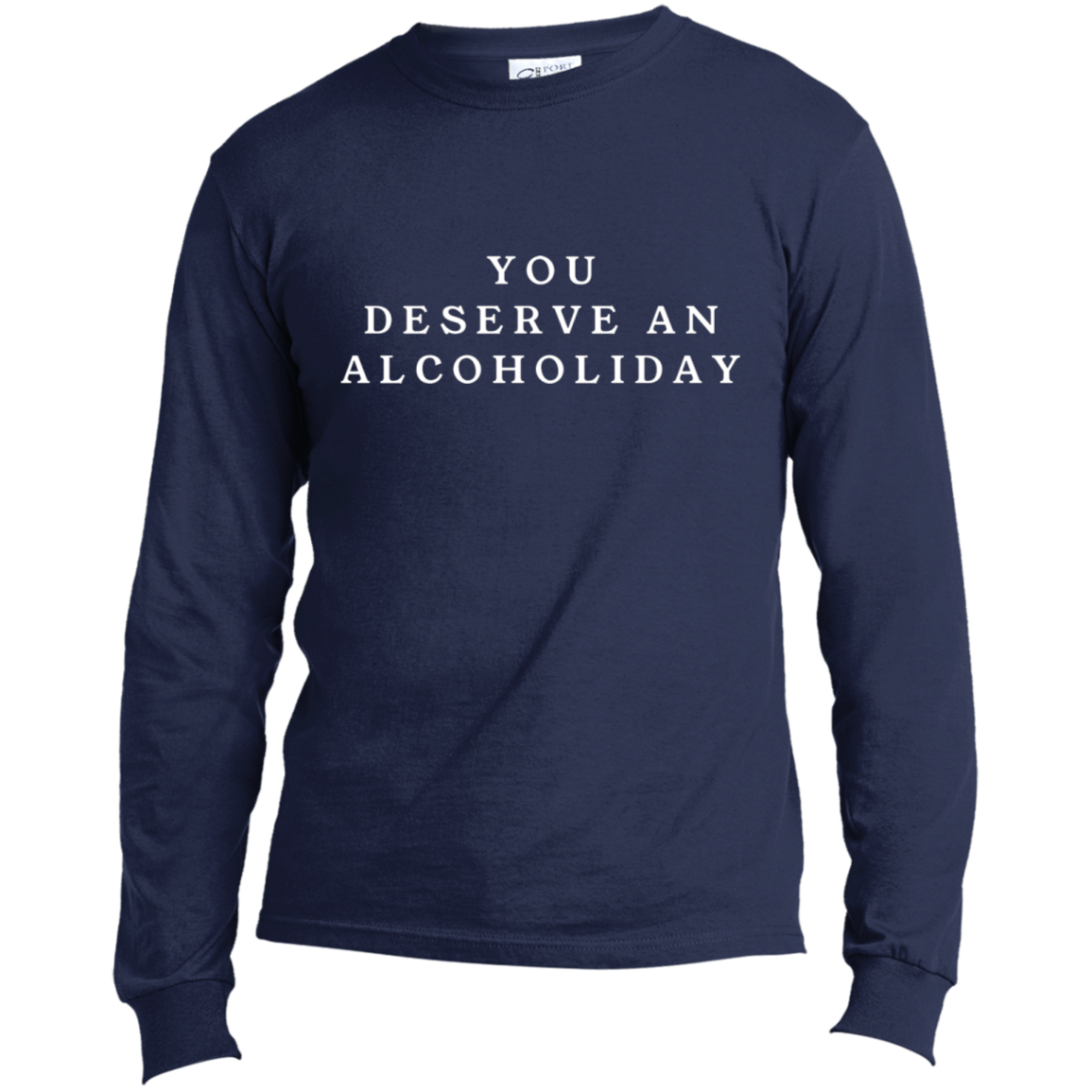 Alcoholiday | Long Sleeve Made in the US T-Shirt