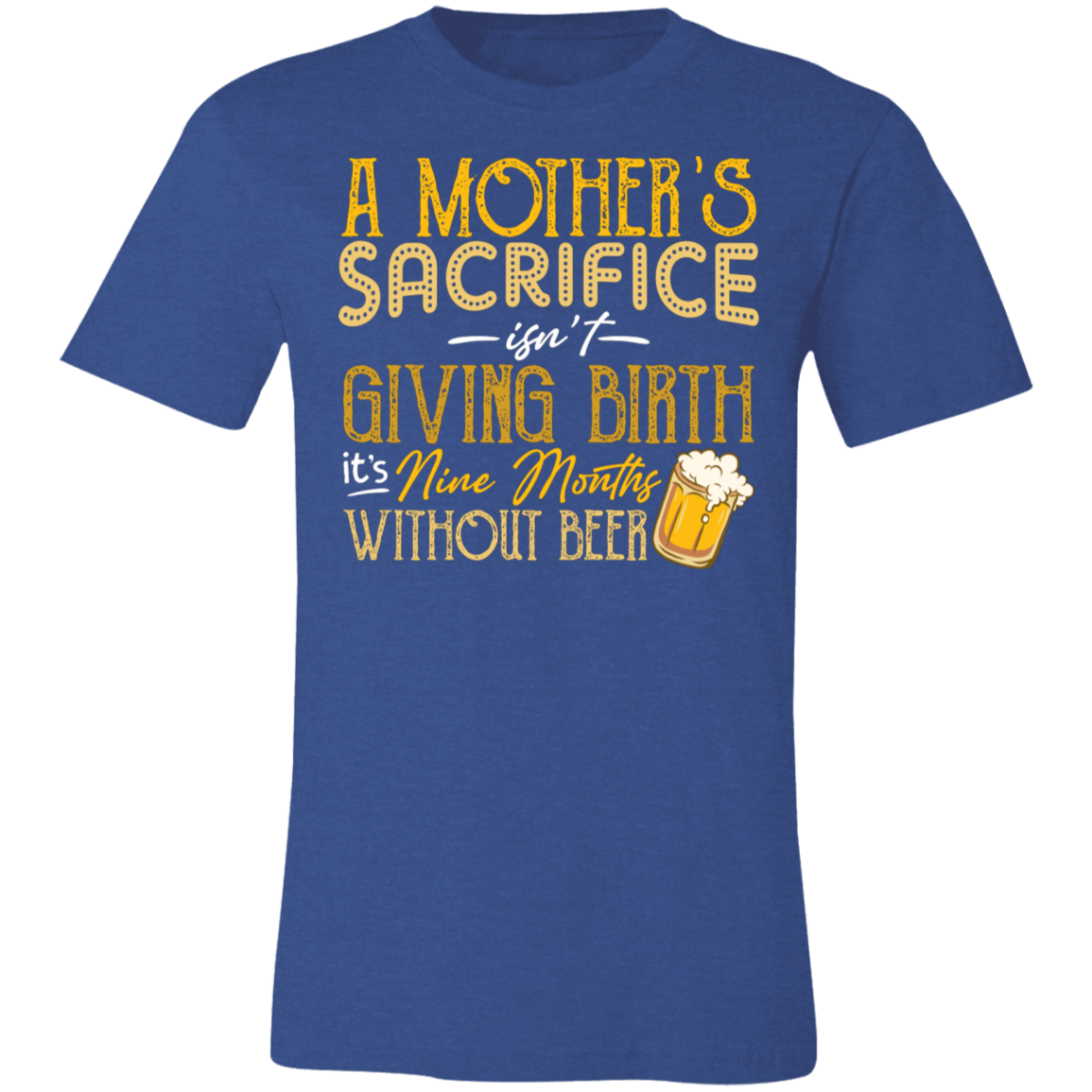 A MOTHER SACRIFICE BEER SHIRT | Unisex Jersey Short-Sleeve T-Shirt