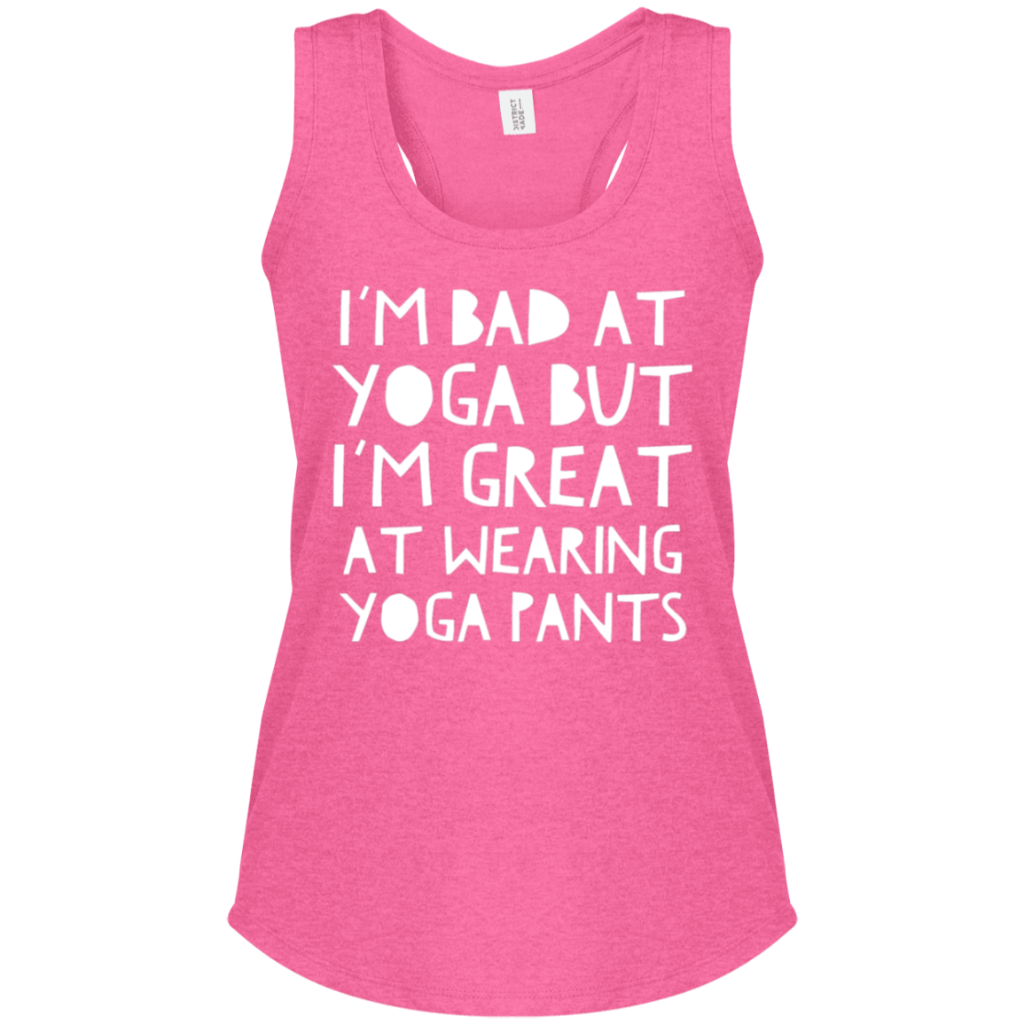 I'm Bad At Yoga | Women's Perfect Tri Racerback Tank