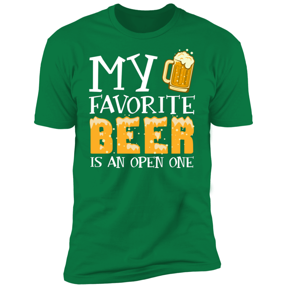 My Favorite Beer Short Sleeve T-Shirt