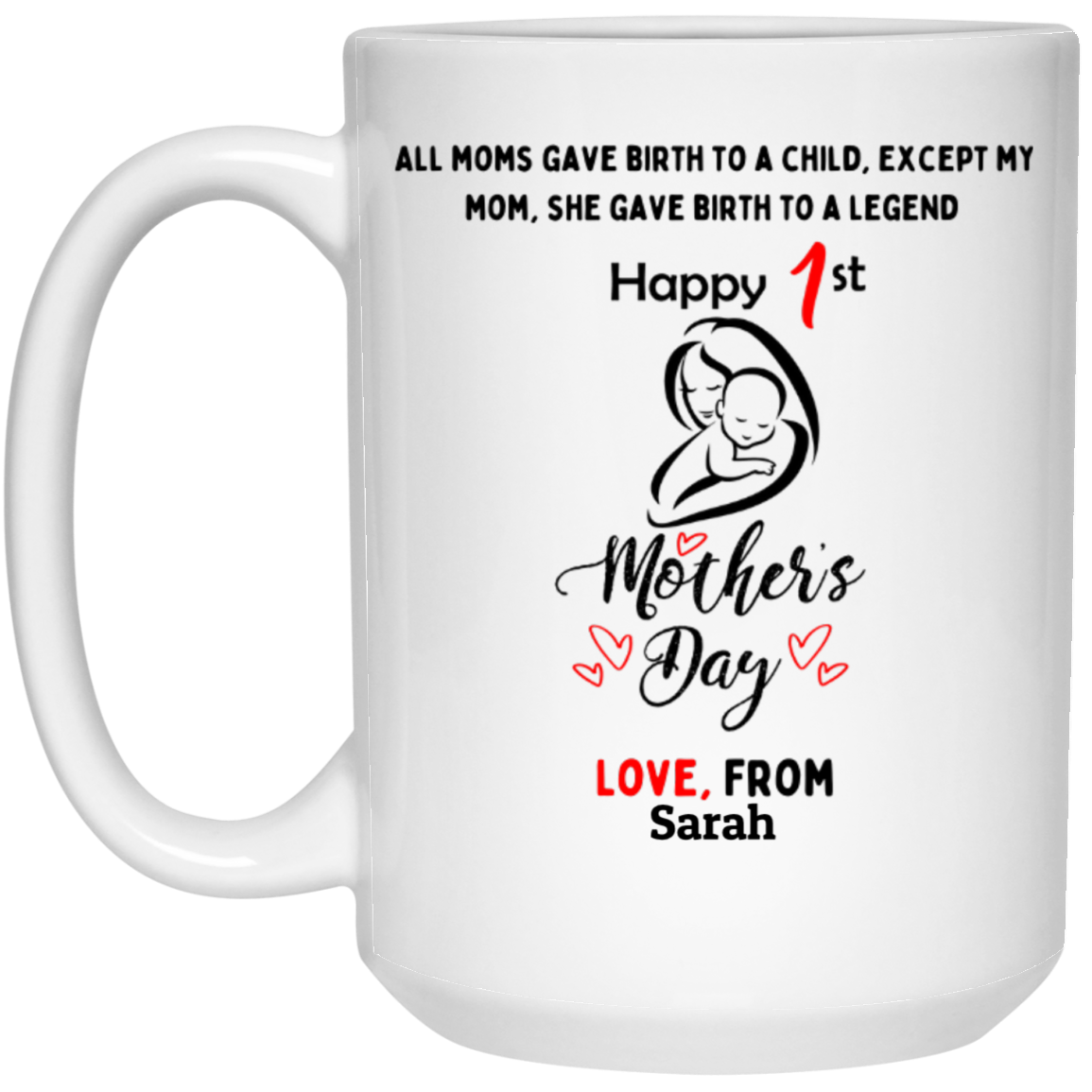 Happy 1st Mother's Day Mug