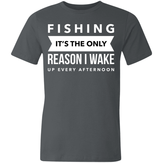 Fishing Top| Unisex Made in the USA Jersey Short-Sleeve T-Shirt