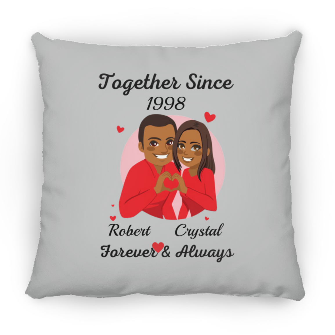 Together Since R&C | Square Pillow