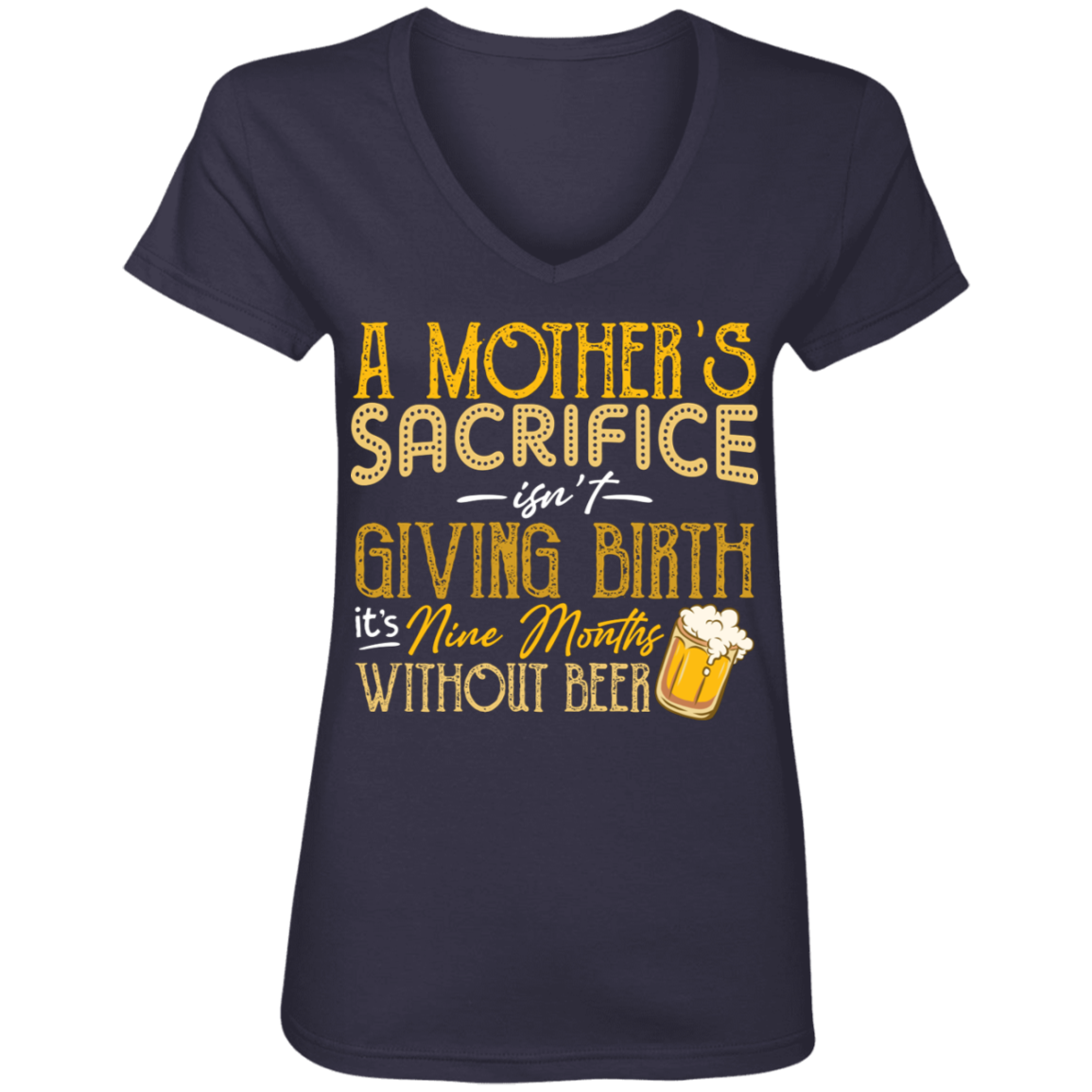 A MOTHER SACRIFICE | Ladies' V-Neck T-Shirt