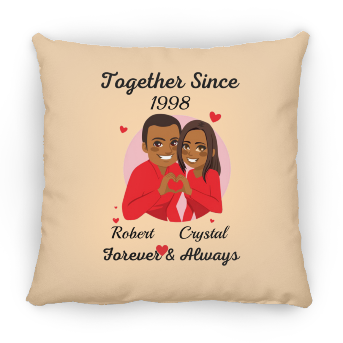 Together Since R&C | Square Pillow