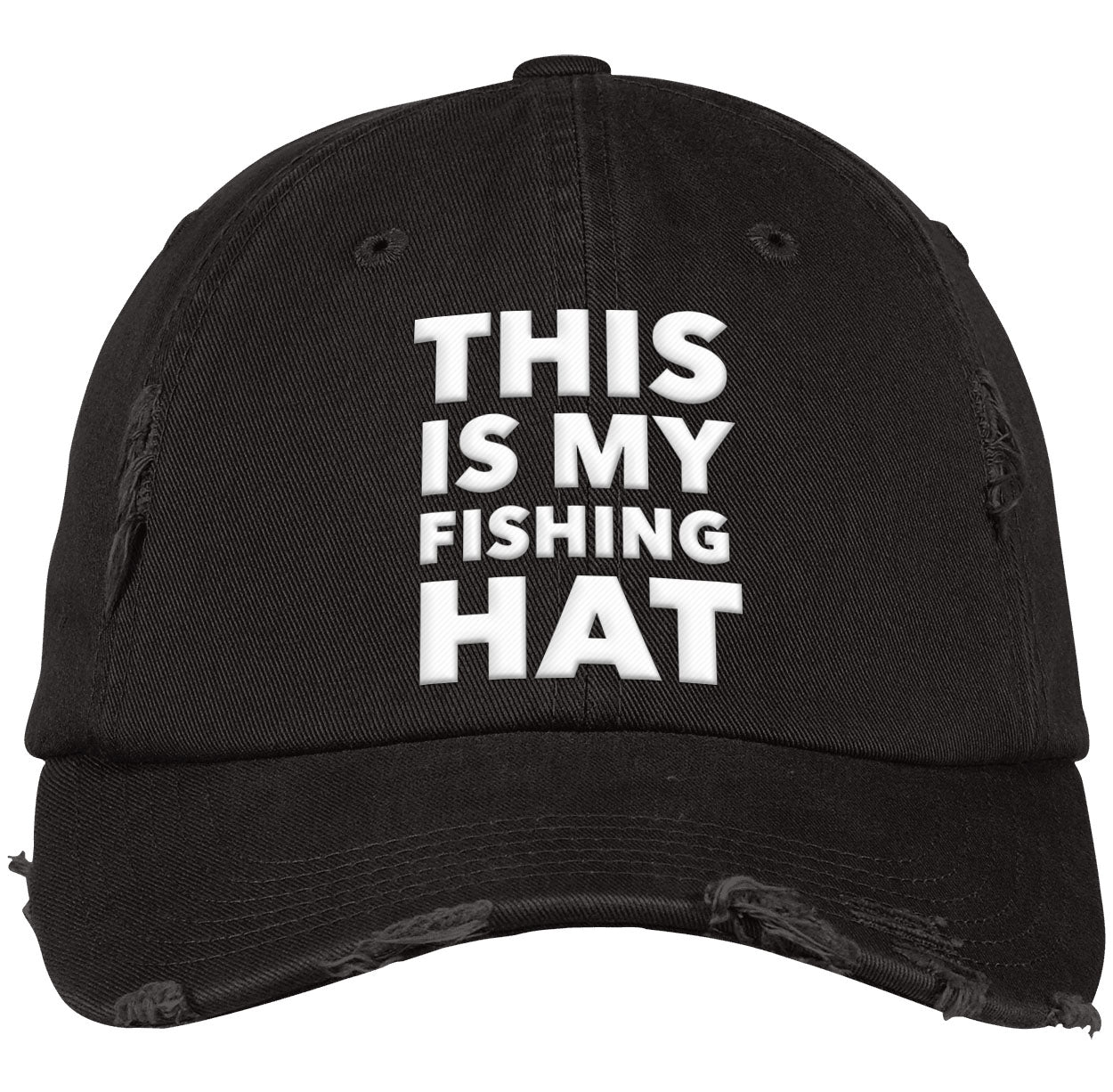 MY FISHING HAT | Distressed Dad Cap