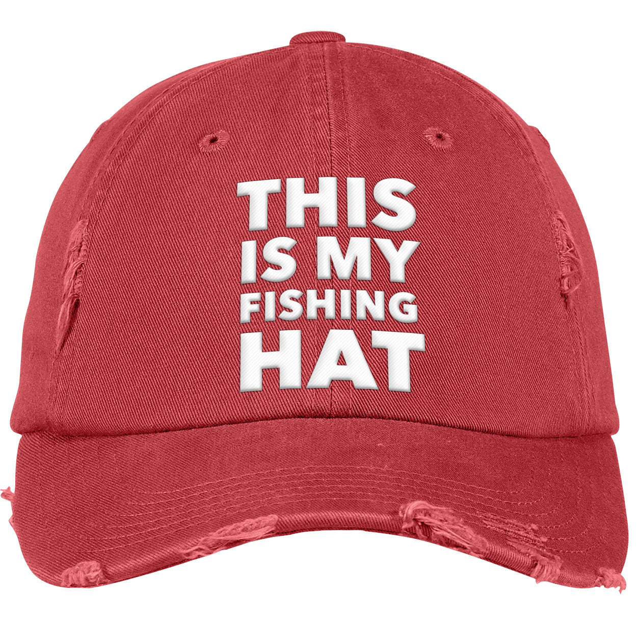 MY FISHING HAT | Distressed Dad Cap