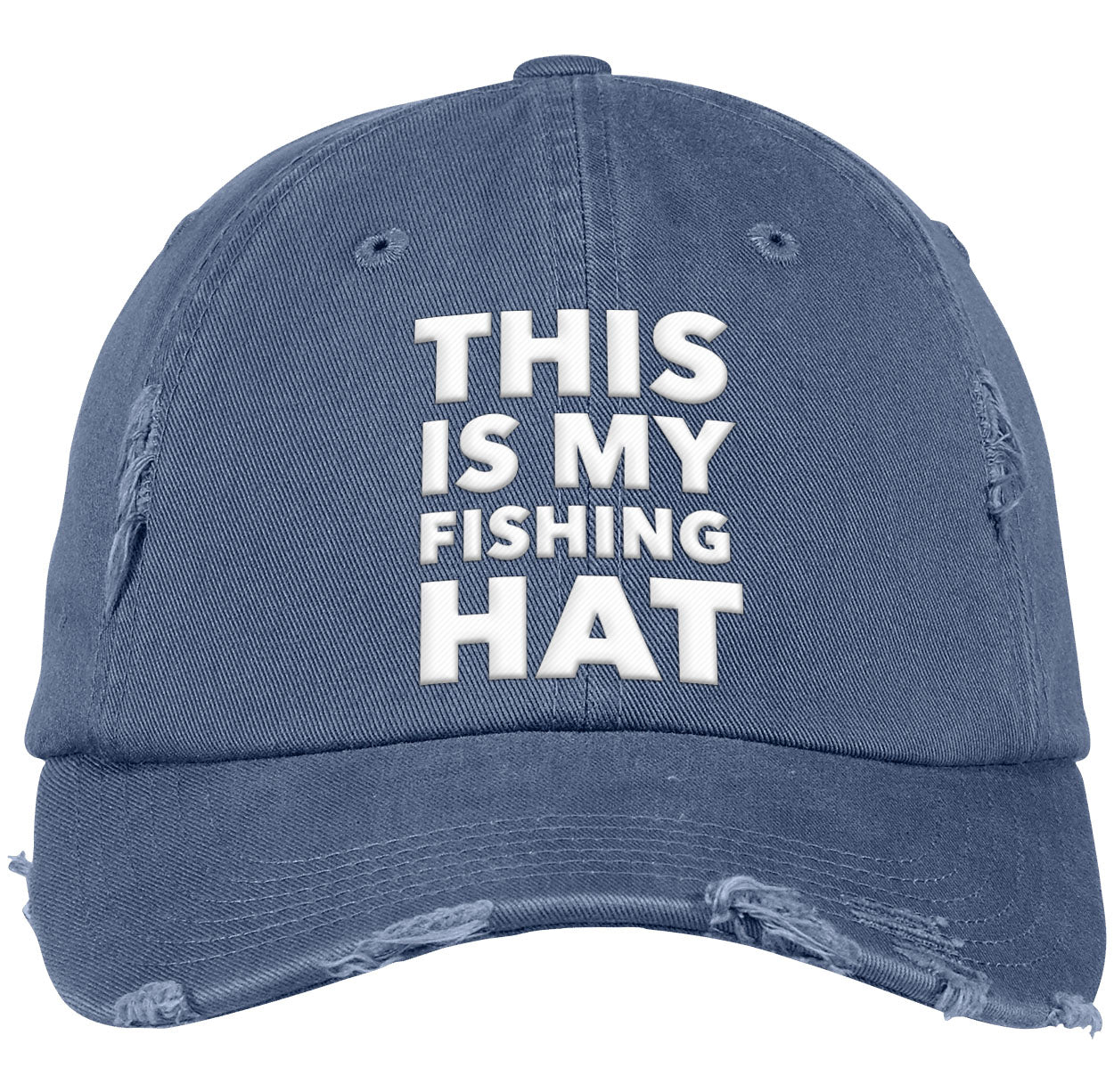 MY FISHING HAT | Distressed Dad Cap