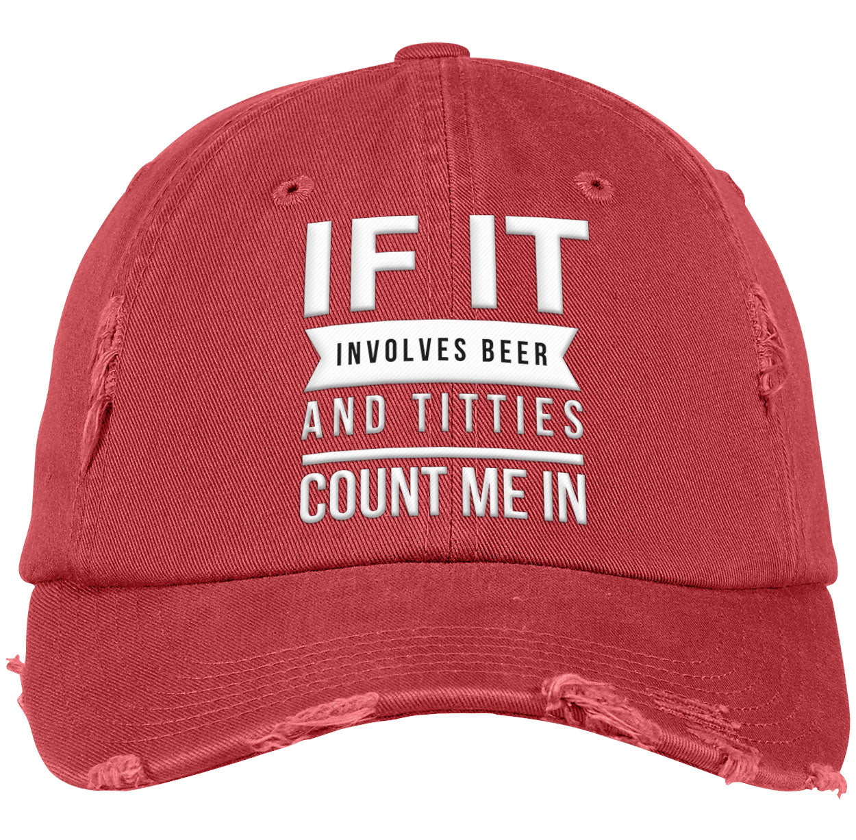 IF IT INVOLVES BEER TITTIES | Dad Cap