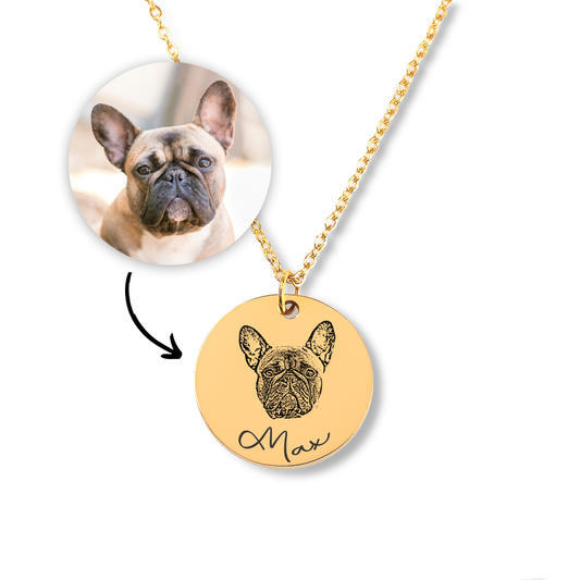 Pet Portrait Necklace